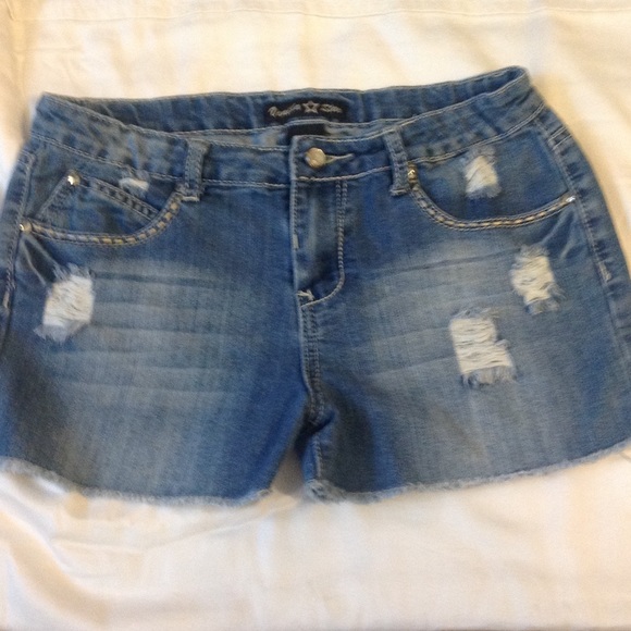 70 off jcpenney Denim Girls Denim Jean Shorts Size 16 from Angela's