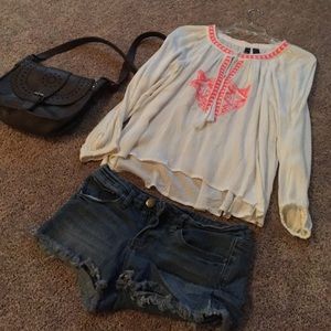 Long Sleeve Boho Top