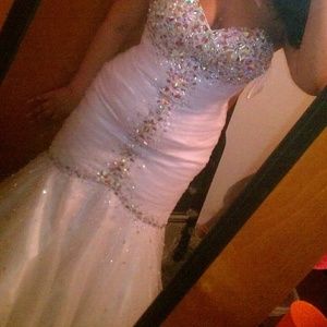 White Mermaid Dress