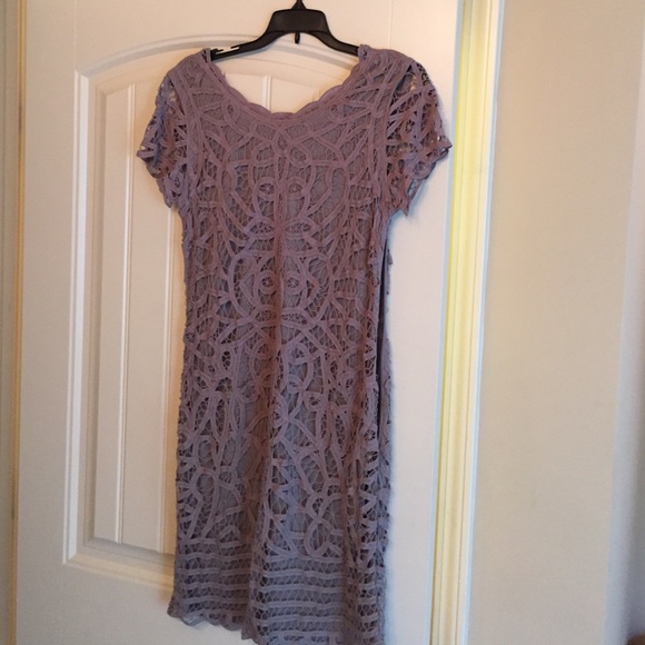 Taupe short sleeve dress