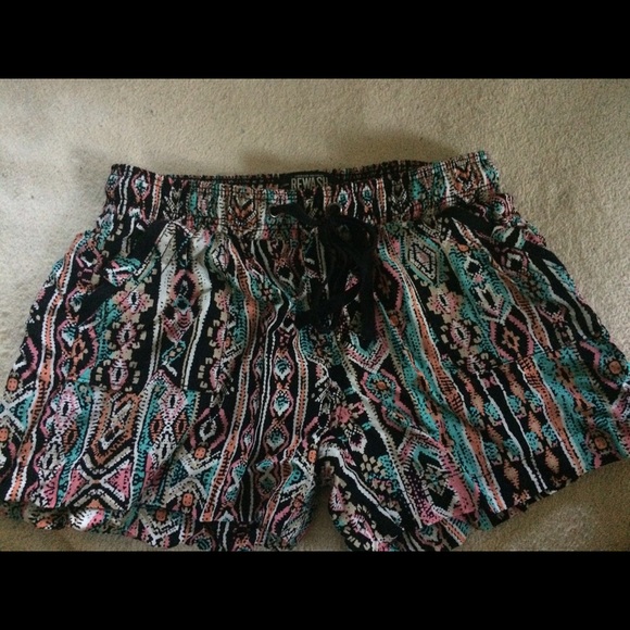 Tribal print shorts