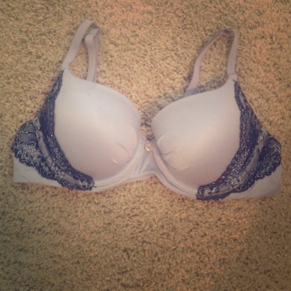 Silver and Black VS Demi Bra