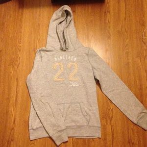Grey hollister hoodie