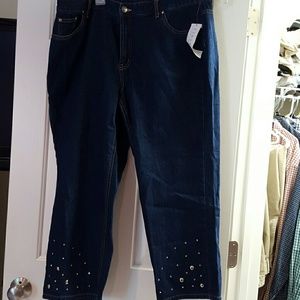 Liz Claiborne denim capris