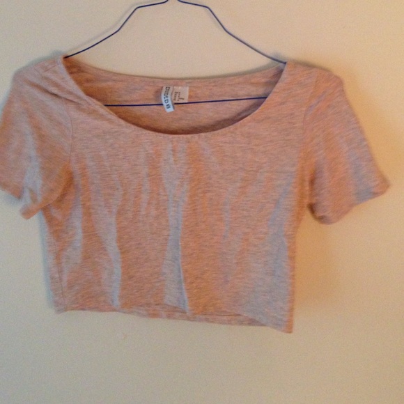 Pink crop top H&M