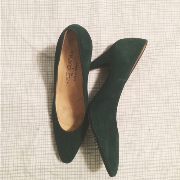 Forest Green Pumps