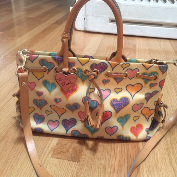 Vintage Dooney & Bourke tassel  Small Crossbody
