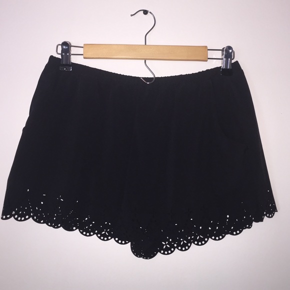 Black shorts w/ cute cutouts