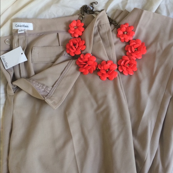 New with tags khaki dress pants Calvin Klein