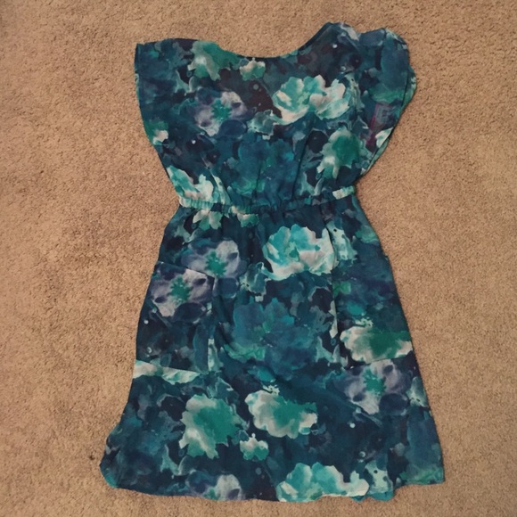 Blue Floral Dress