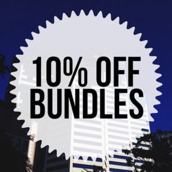 10% off bundles of two or more items in my closet!