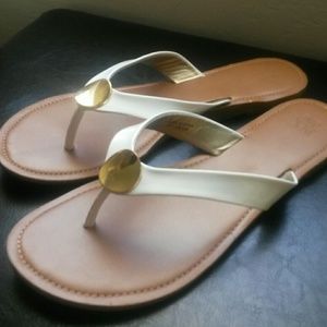 White ny& c sandals