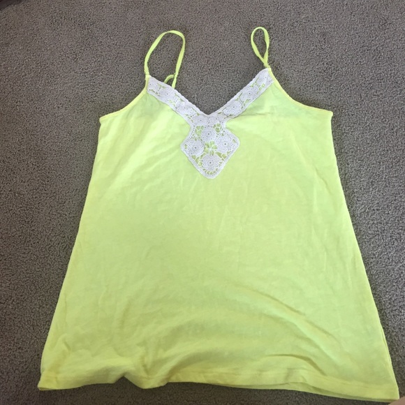 American eagle yellow tank top