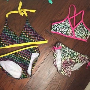 Rainbow bikinis!