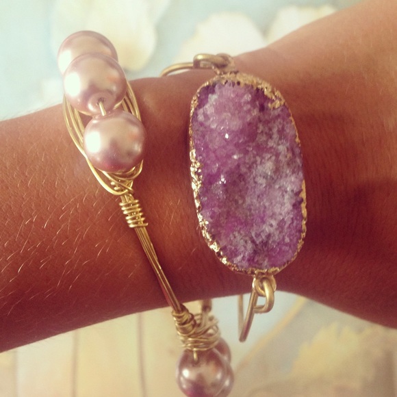 Druzy Bangle Set - Picture 2 of 4
