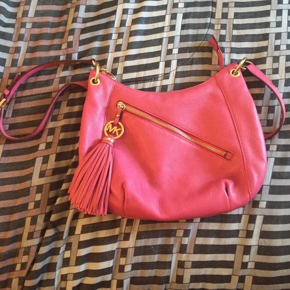 Pink Michael Kors Cross Body Bag
