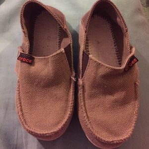 Boys canvas crocs