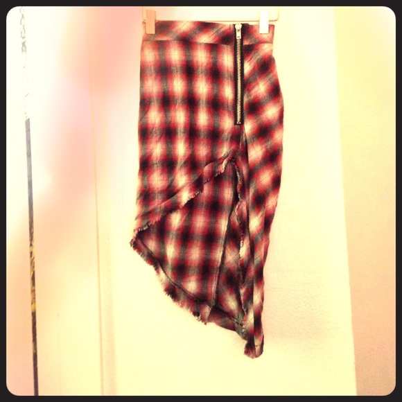 UNIF Dame Plaid Skirt