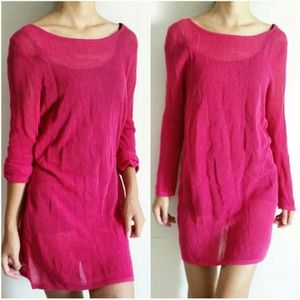 Chico Pink Fishnet Dress