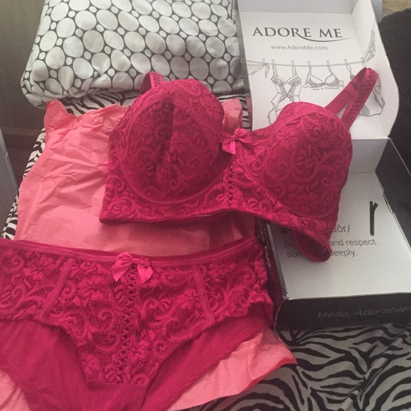 Adore me bra and panty set