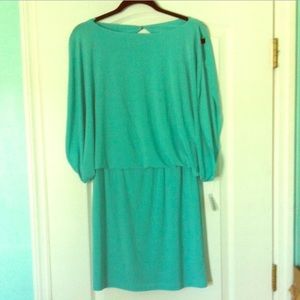 NWT Jessica Simpson split sleeve open back dress