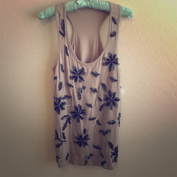 INC International Concepts Tops - NWT INC racer back  tank with embellishments