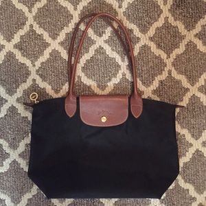Black longchamp tote