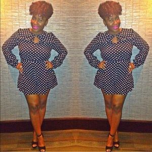 ASOS polka dot romper