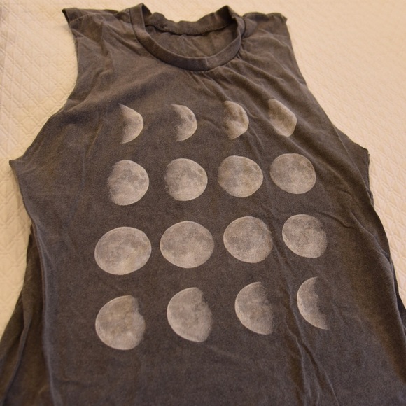 Brandy Melville moon printed tank top