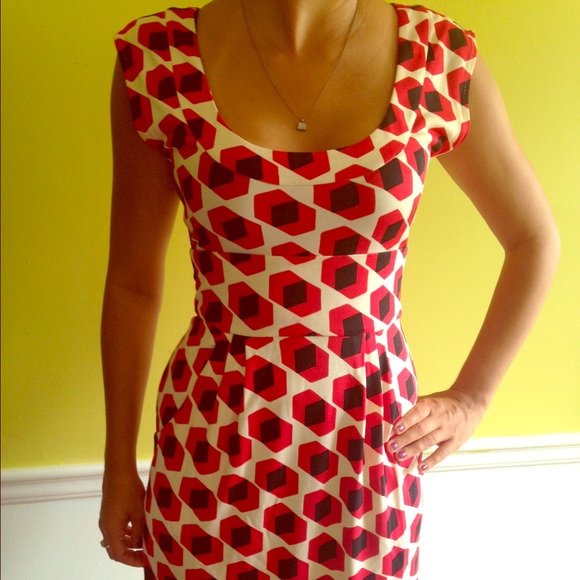 diane von furstenberg patterned dress