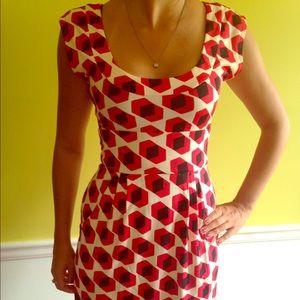 diane von furstenberg patterned dress