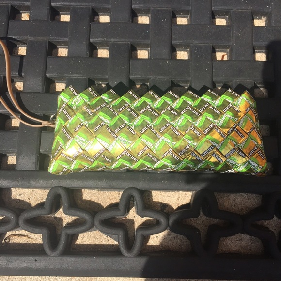Candy wrapper clutch