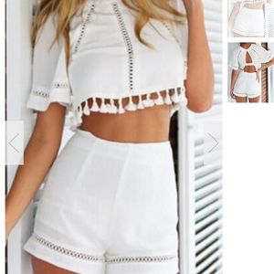 White two piece
