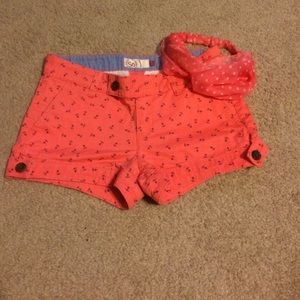 Shorts. HEAD WRAP NOT AVAILABLE