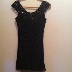 Black decode dress