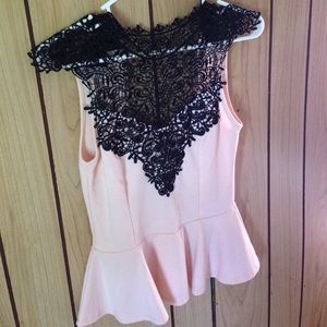 Light peach top