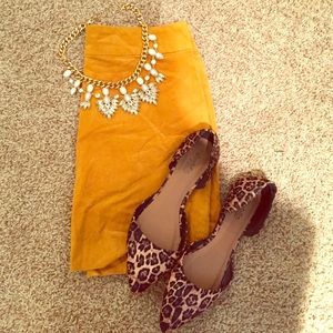 Cheetah print flats