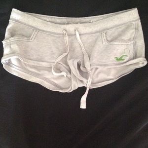 Grey Hollister shorts.