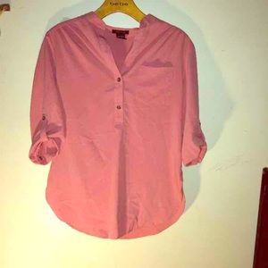 Peachy pink blouse