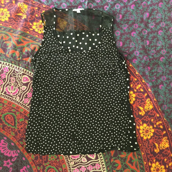Polka dot tank