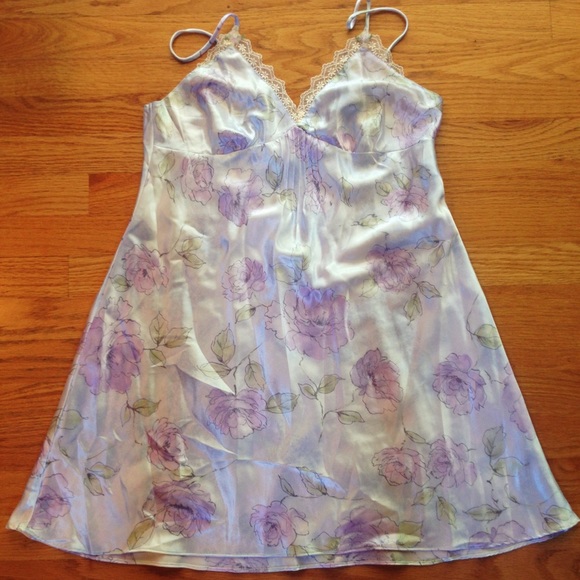 Purple and floral nightgowns