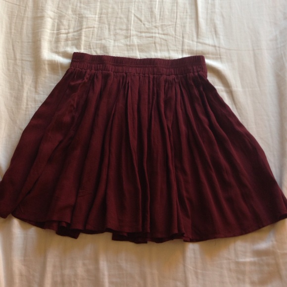 Brandy Melville Dresses & Skirts - SOLD Brandy Melville Maroon Skirt