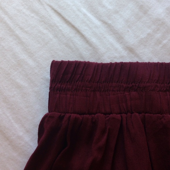 SOLD Brandy Melville Maroon Skirt - Picture 3 of 3