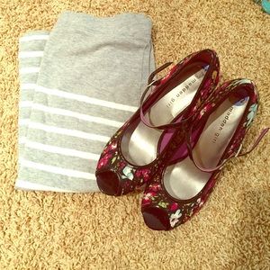Floral heels