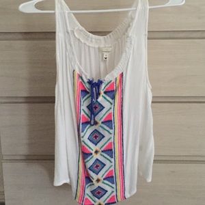 White summer tank