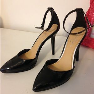 Patent Black Heels