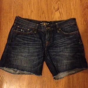 Denim shorts
