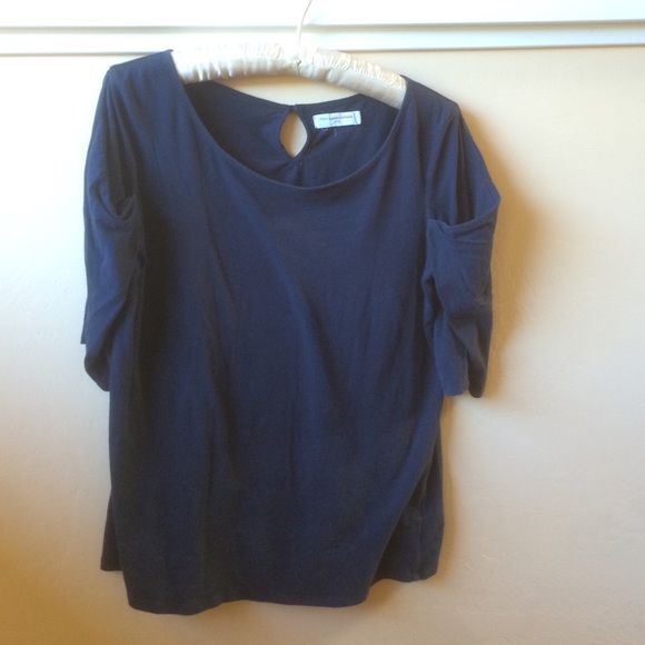 Anthropologie Pilcro Navy top