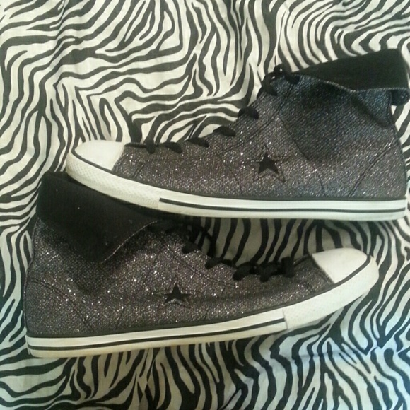 Glitter Converse All Star Hi-tops