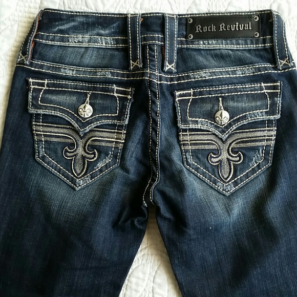 SOLD *FINAL PRICE*NIP Rock Revival Jeans - Picture 2 of 4